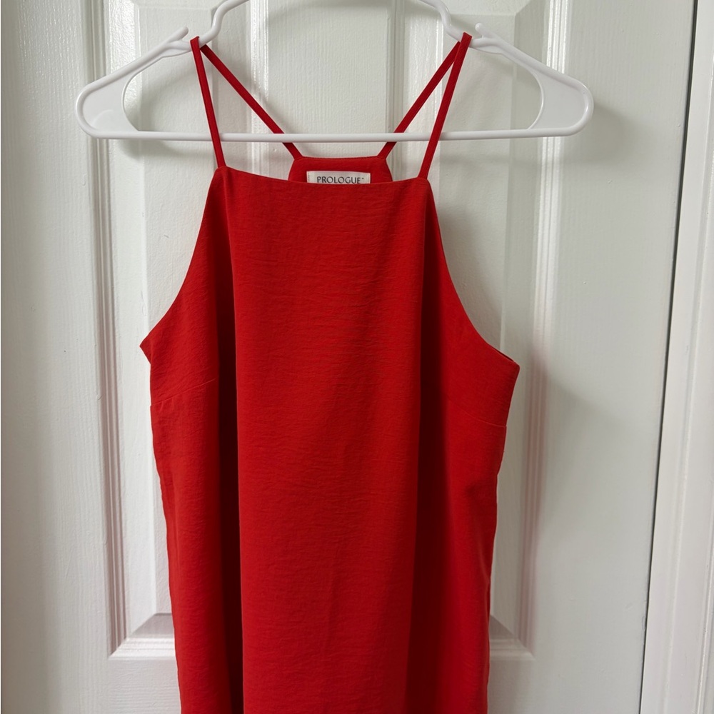 Cherry Red Strappy Top